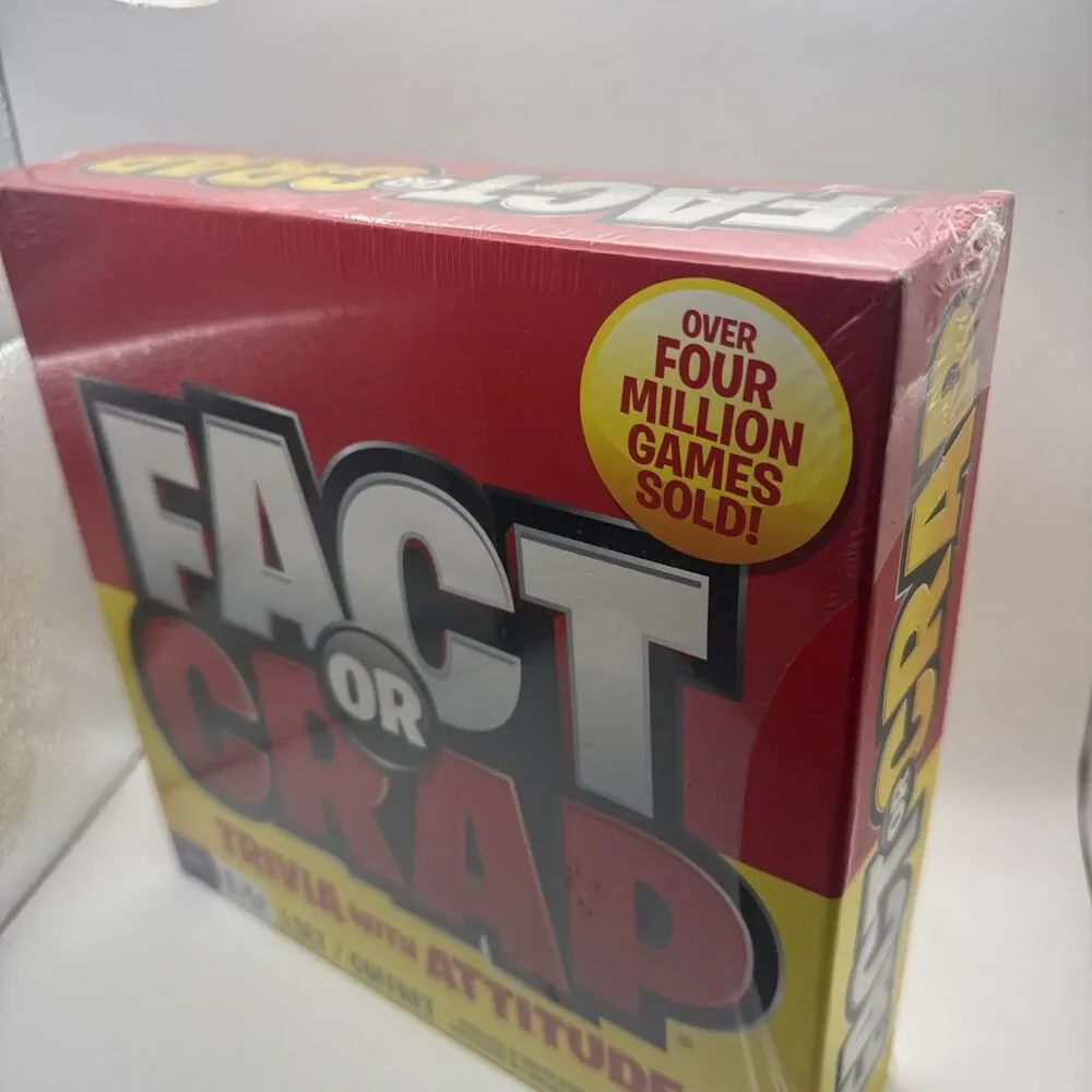 Fact or Crap Board Game Trivia with Attitude Brand New Sealed